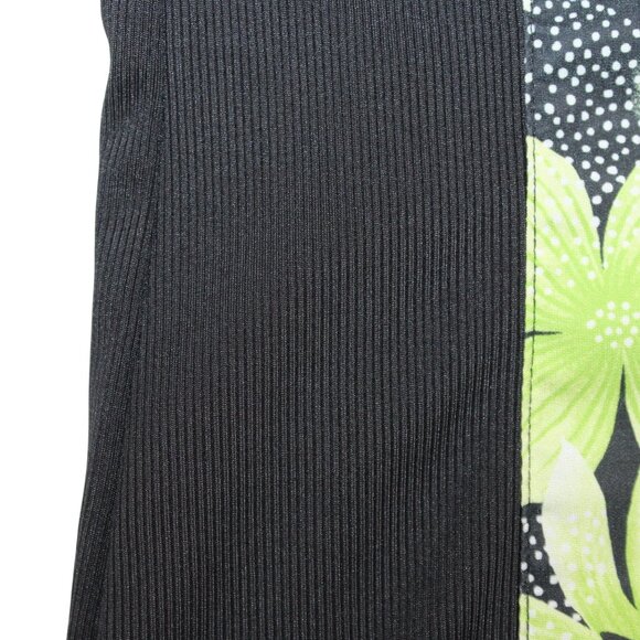 Koi Womens Large Medical EMS Vet Nurse Scrub Top Green Floral Stretch Breathable - Picture 8 of 11